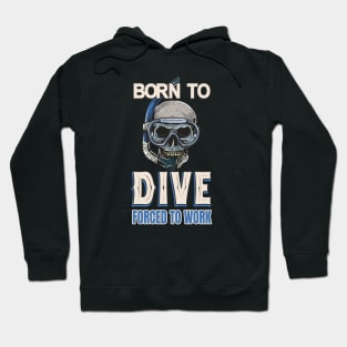 Divers Saying Diving Goggles Skull Hoodie